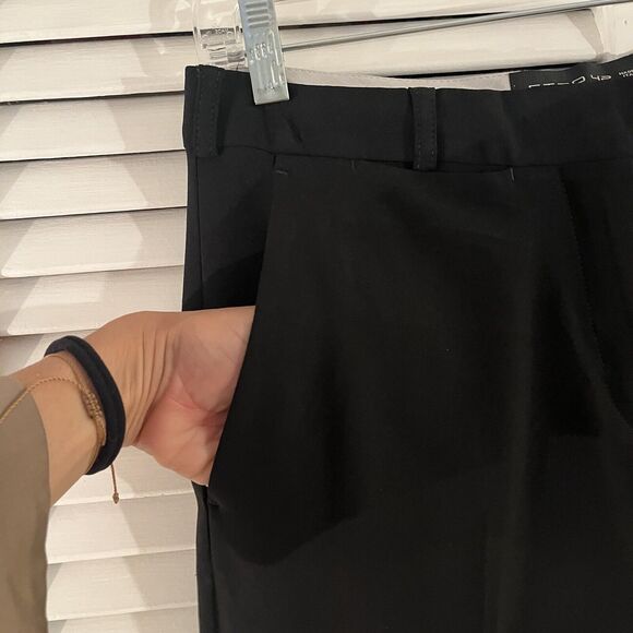 Etro black tailored trouser pants size IT42/US 6, made in Italy, career wear - Picture 2 of 11